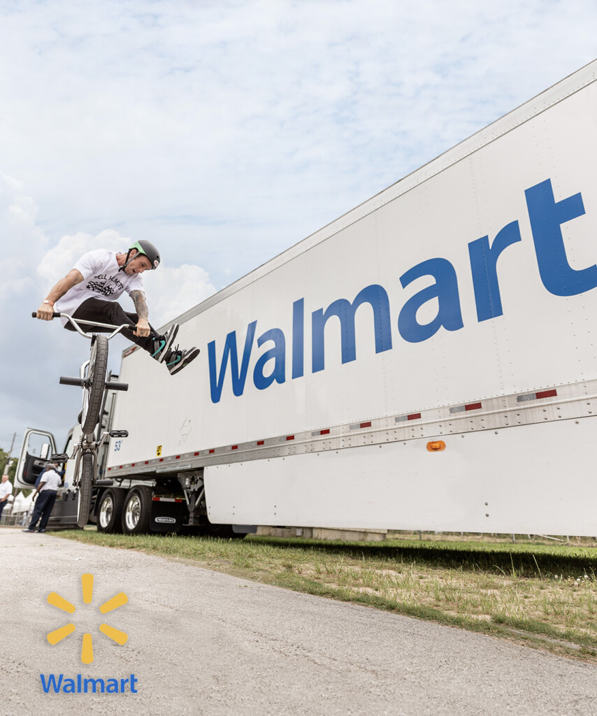 Dialed Action athlete at Walmart's annual Shareholders Meeting
