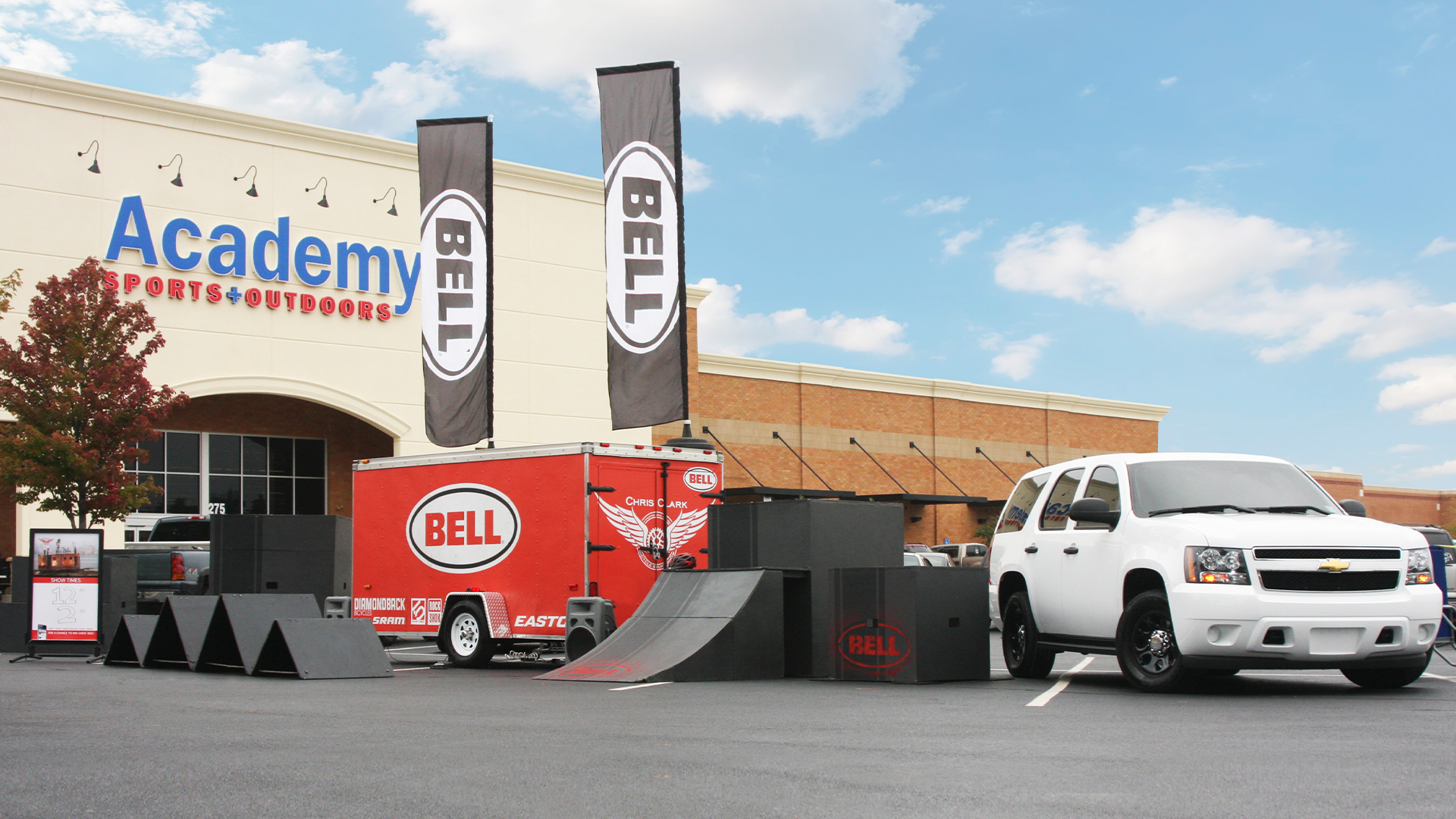 One of 27 grand opening events conducted by Dialed Action Sports on behalf of Bell Helmets and Academy Sports + Outdoors