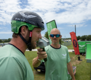 Dialed Action athlete Brian Fox at Walmart's Shareholders Meeting