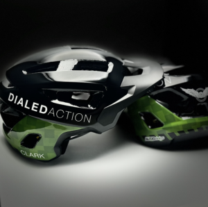 Dialed Action Sports branded Mountain Bike Helmets by AUS10designs