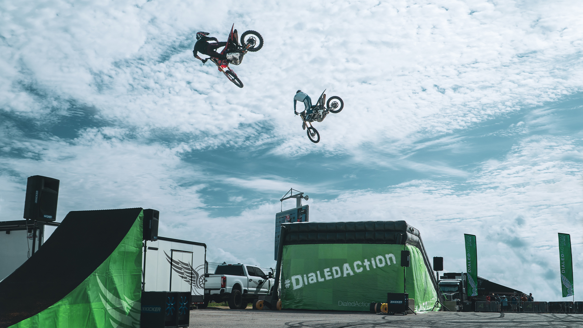 Dialed Action FMX athletes flying high at MotoGP