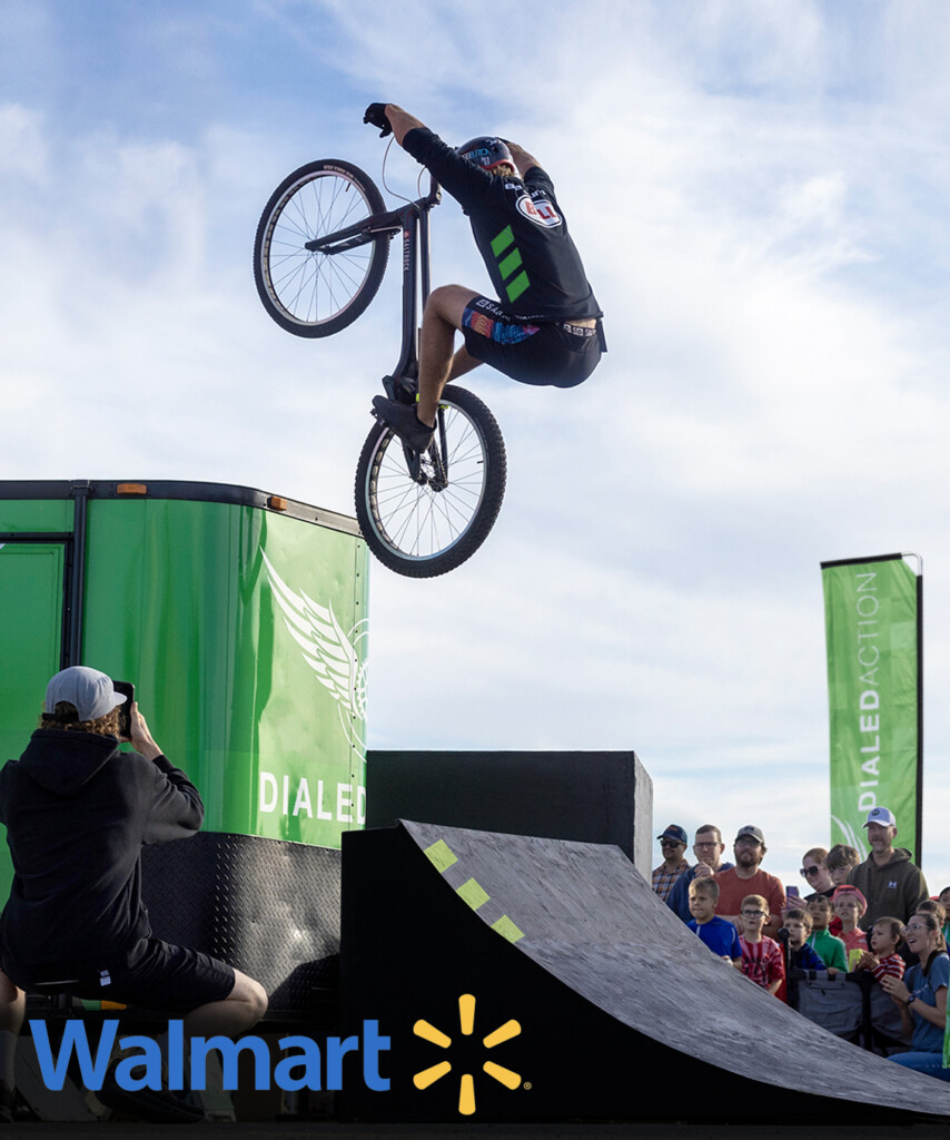 Andrei Burton with a huge jump at Walmart Toyland in Bentonville Arkansas